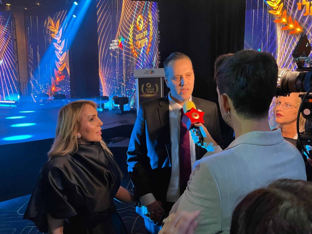 Minister Miki Zohar at the Israeli Film Awards